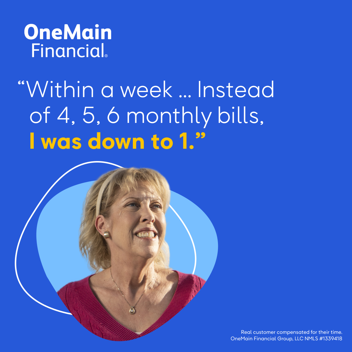 OneMain Financial Facebook ad