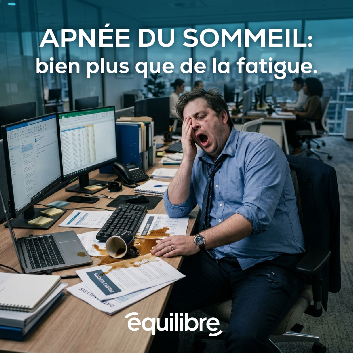 Équilibre Facebook ad: L’apnée du sommeil peut avoir des impacts réels…