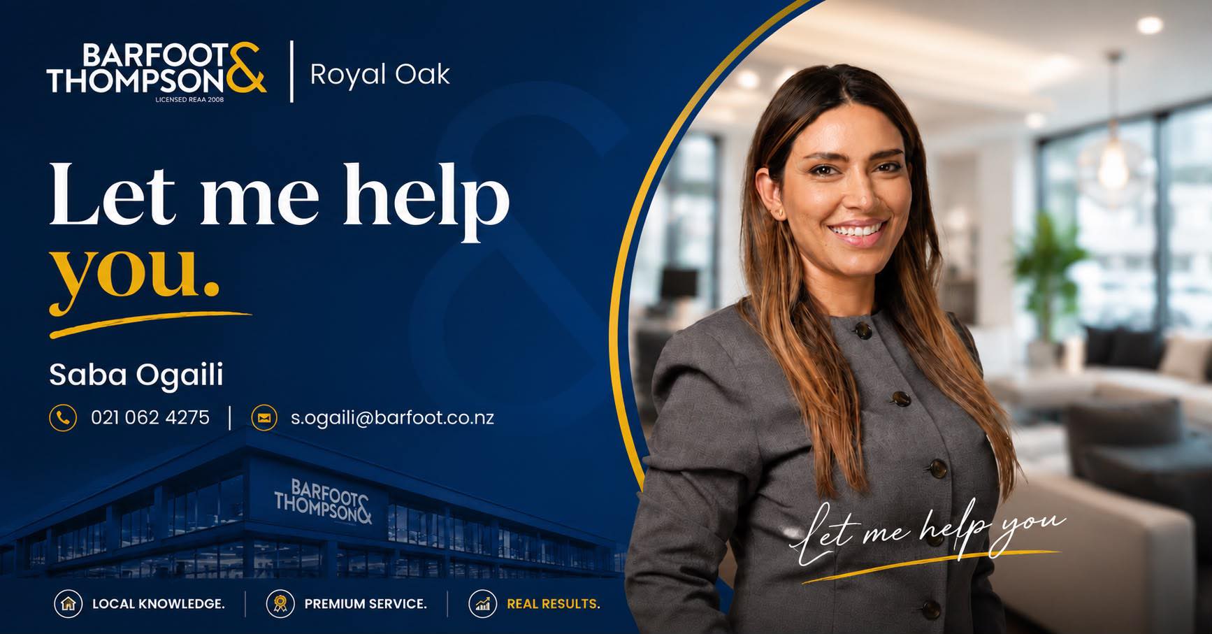 Saba Ogaili Realestate Facebook ad: Auckland