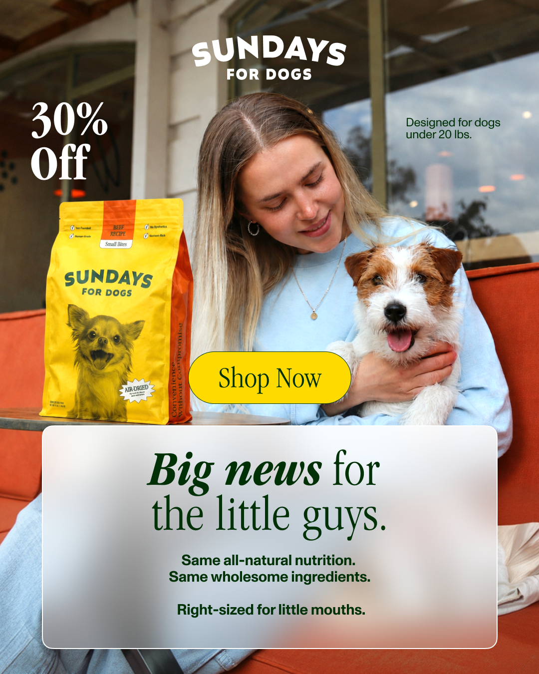 Sundays Facebook ad