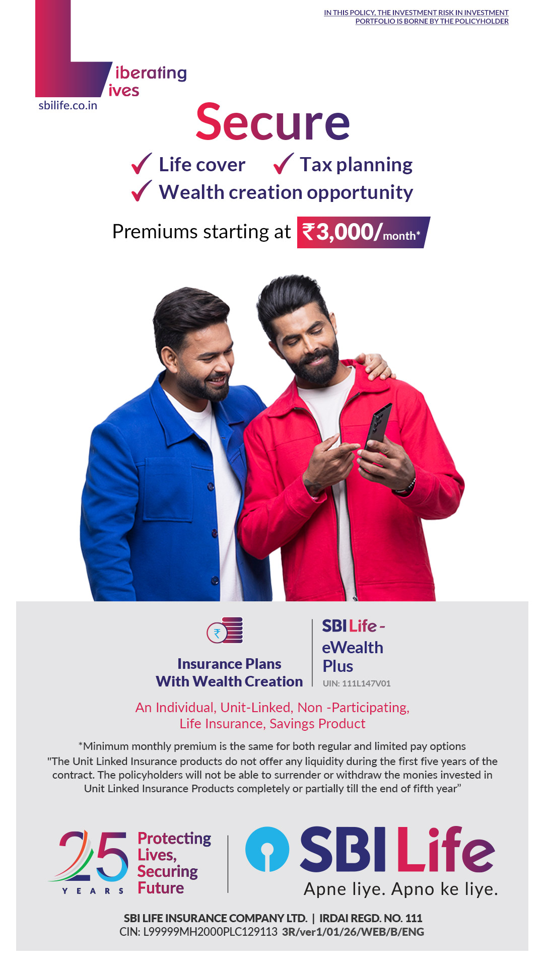 SBI Life Insurance Facebook ad