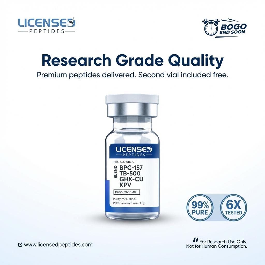 Licensed Peptides Facebook ad