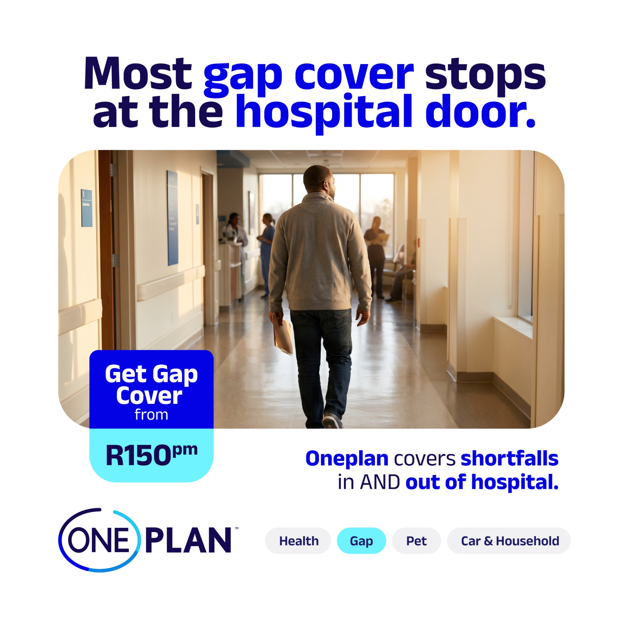 Oneplan Gap Cover Facebook ad