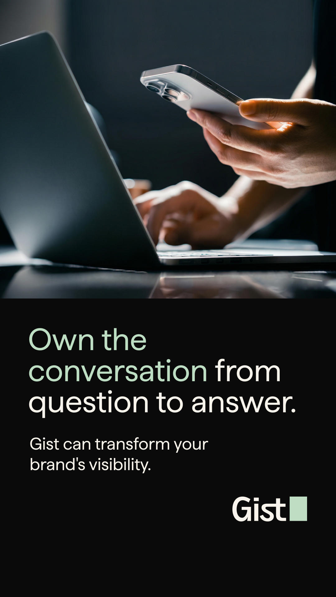 Gist AI Facebook ad from May 24, 2026