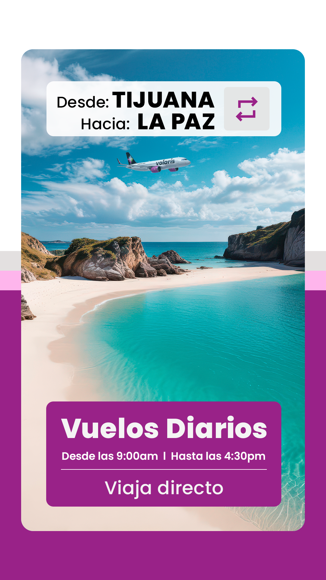 Volaris Facebook ad from May 19, 2026