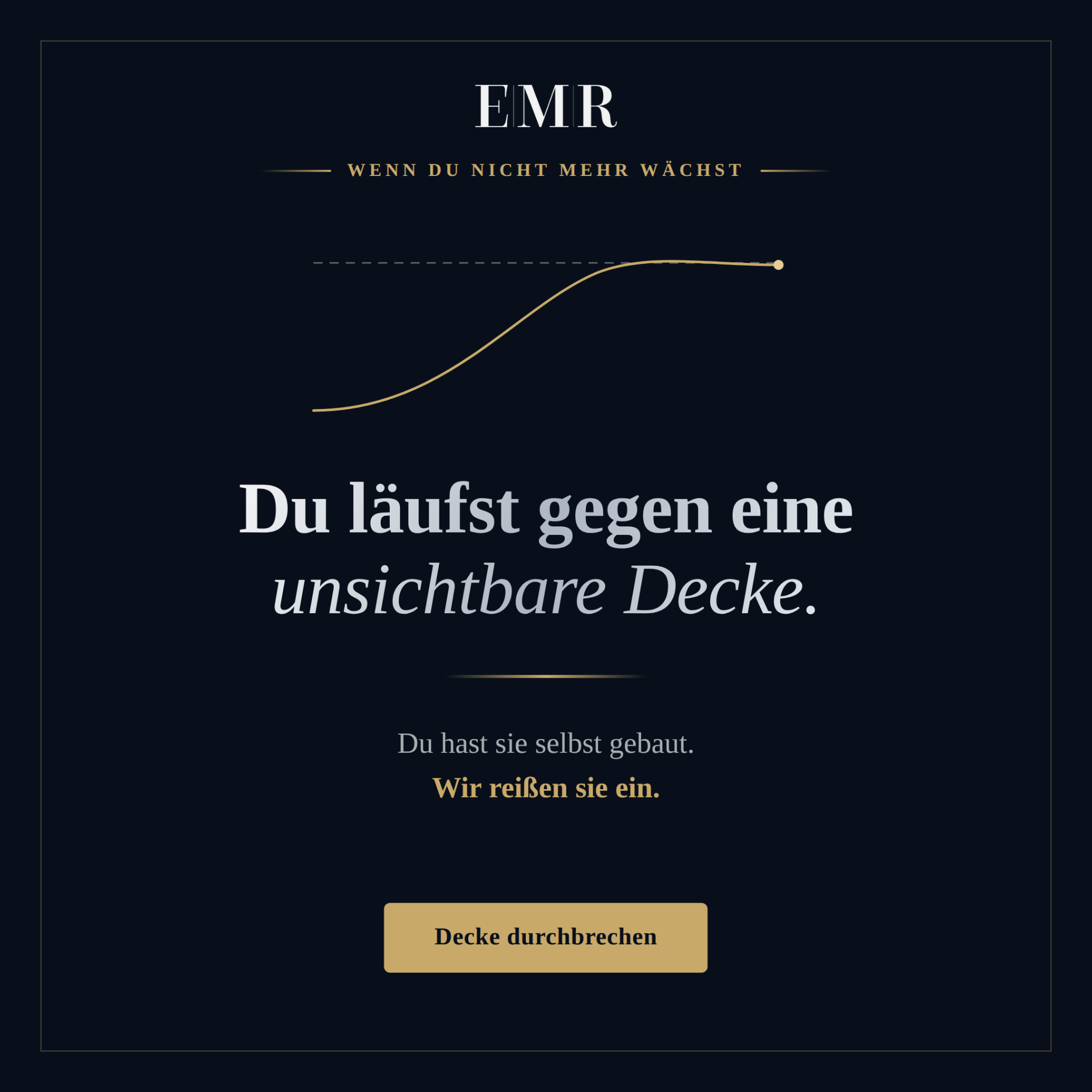 Atilla Eskicioglu Facebook ad: Stillstand mit deiner Firma ist der Tod.