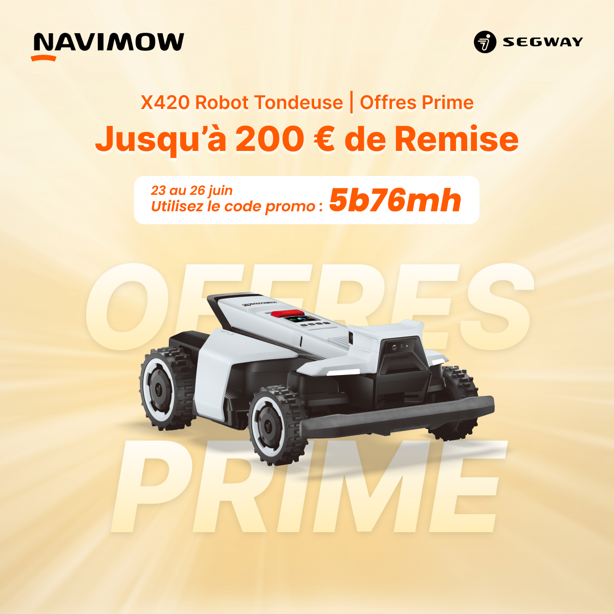 Segway Navimow FR Facebook ad