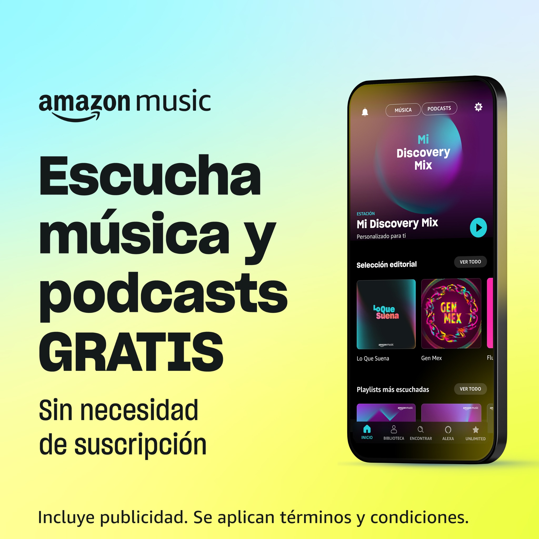 Amazon Music Facebook ad