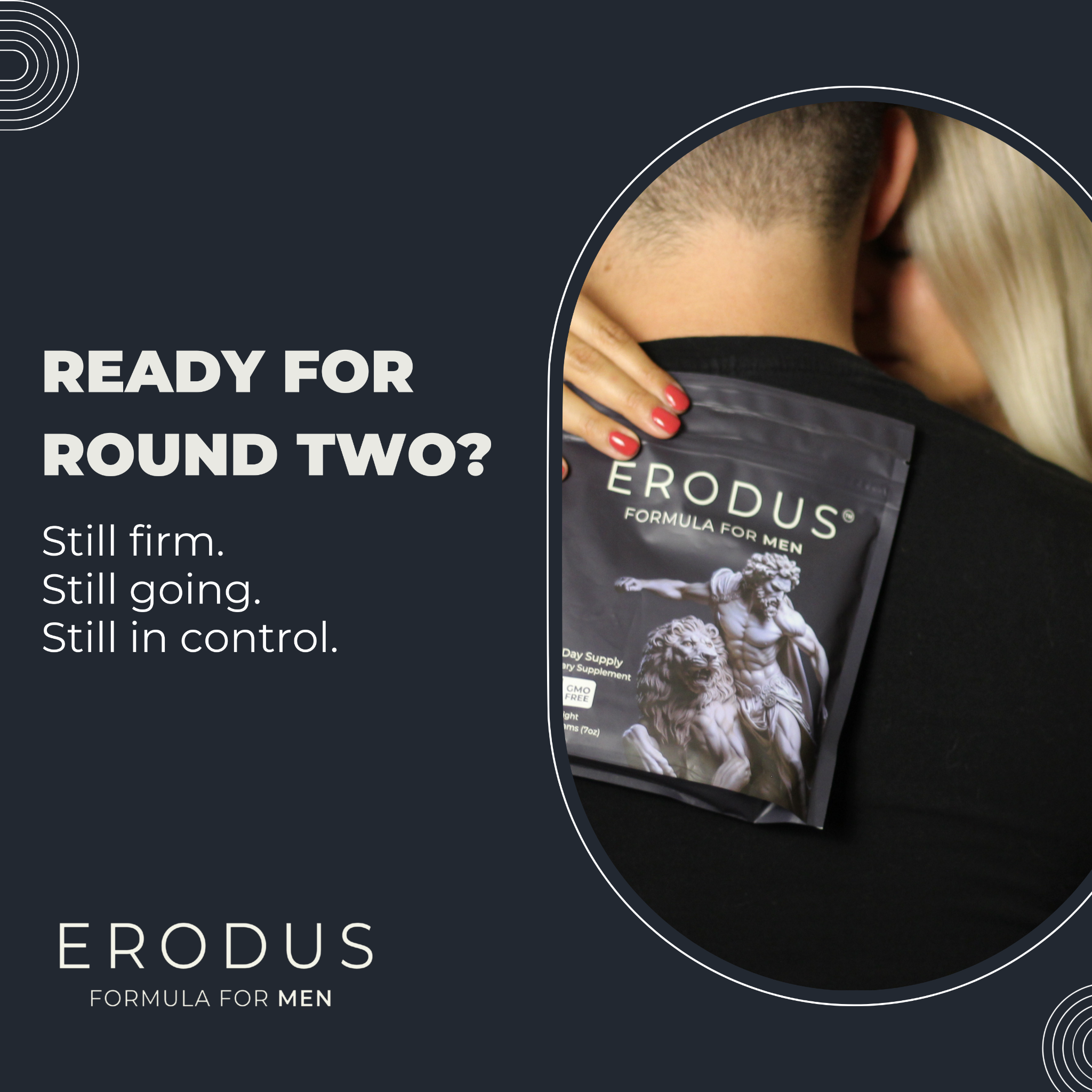 Erodus Formula For Men Facebook ad