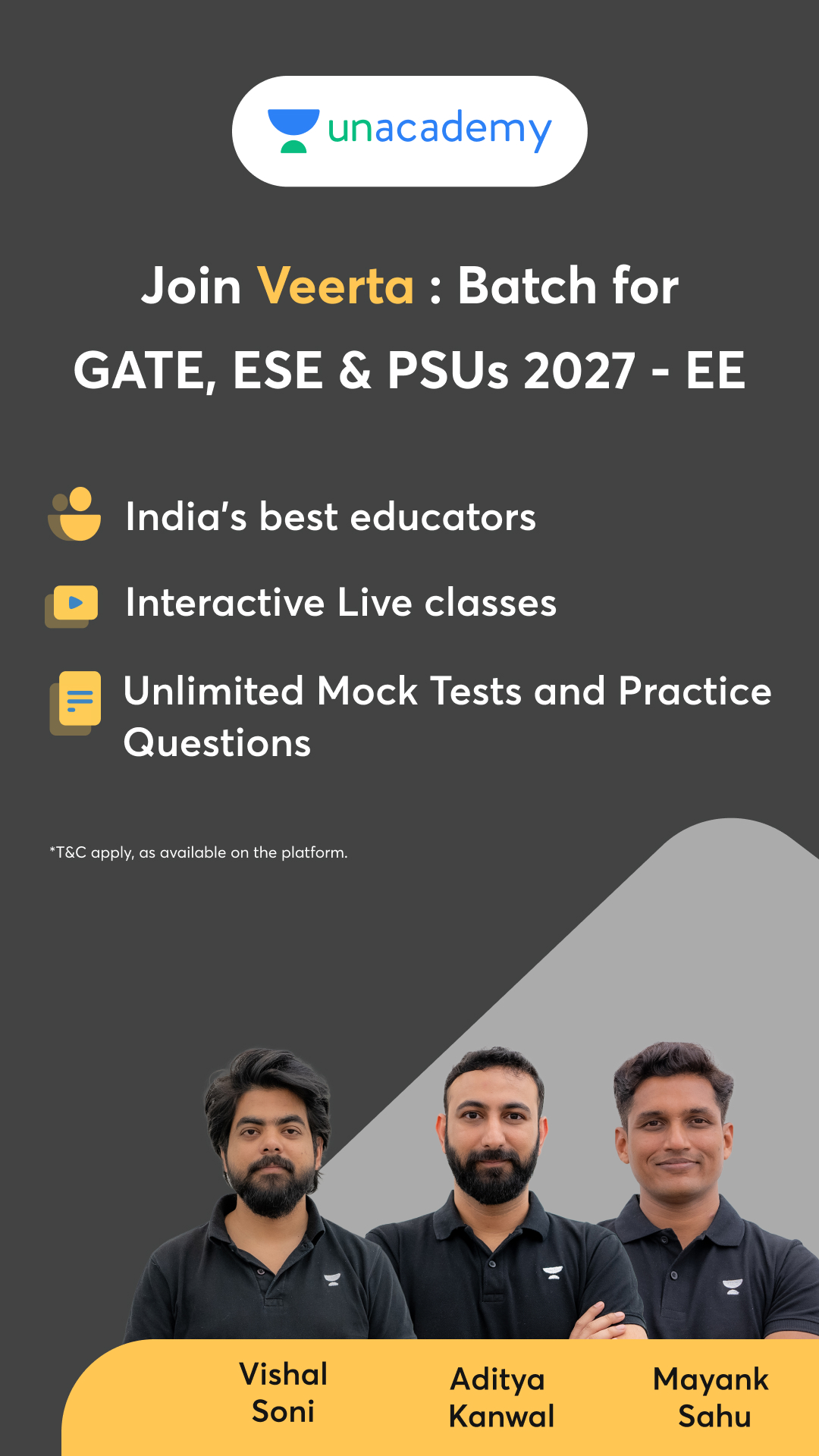 Unacademy Facebook ad