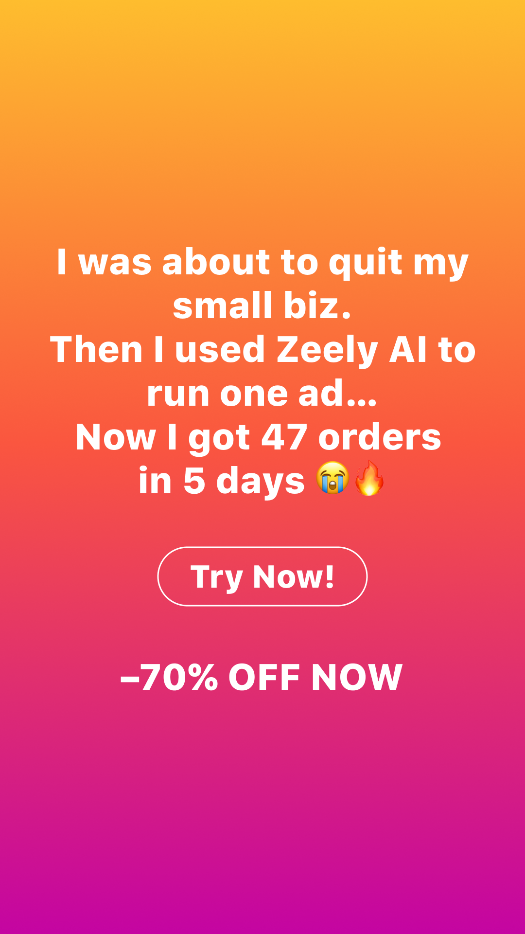 Zeely Facebook ad