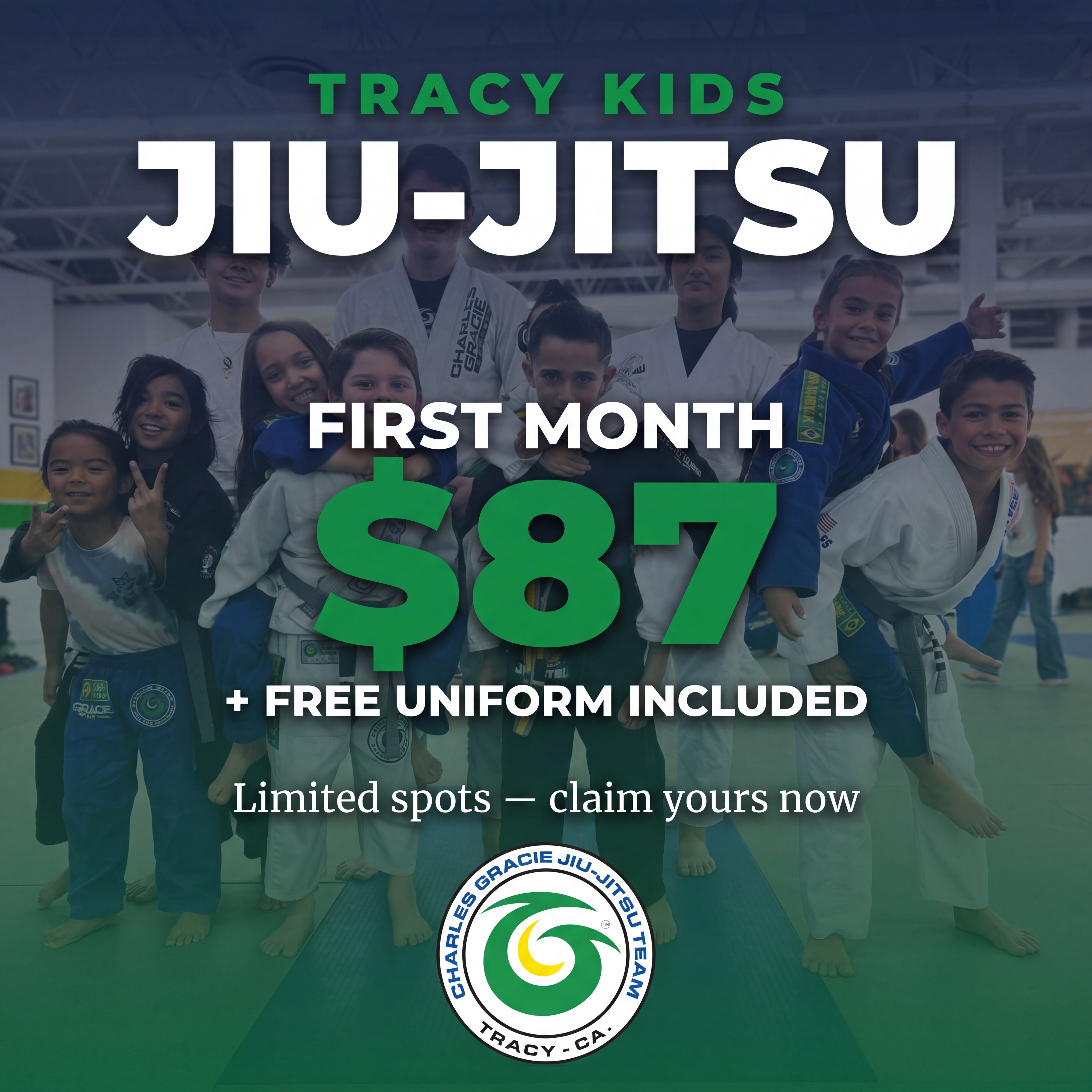 Charles Gracie Jiu-Jitsu Academy Tracy Facebook ad