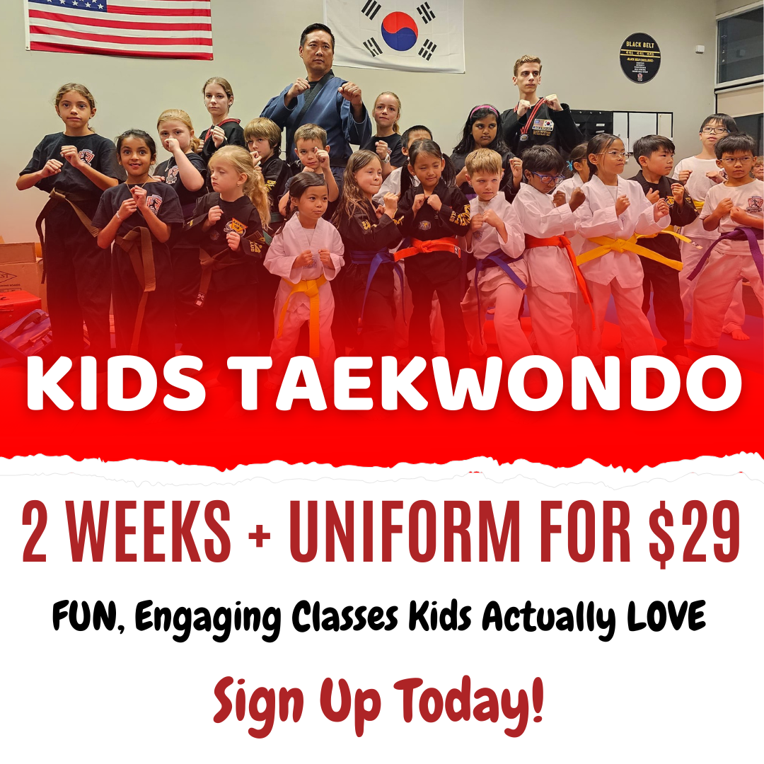 David Kang's Taekwondo Center Facebook ad: 2 Weeks Only $29 | Kids Taekwondo Classes