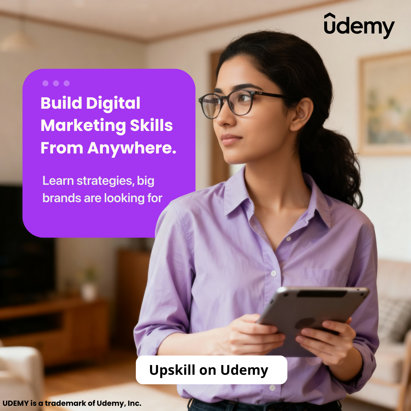 Udemy Facebook ad