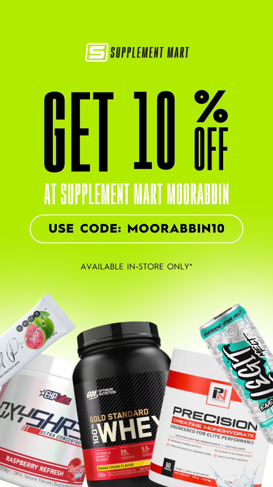 Supplement Mart Facebook ad from Jan 27, 2025