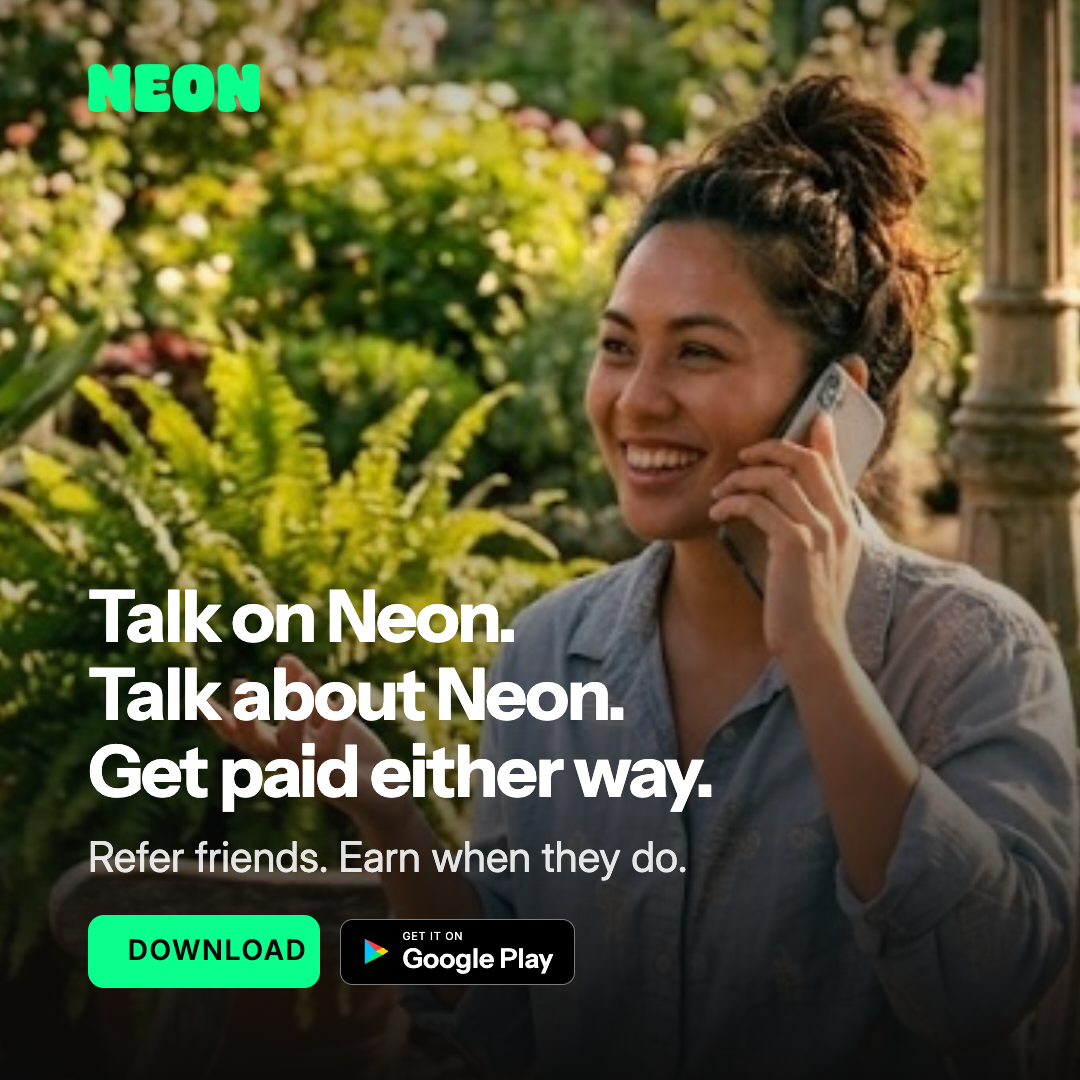 Neon Mobile Facebook ad