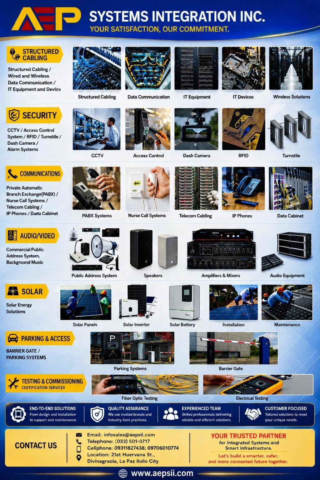 AEP Systems Integration Inc. Facebook ad: Your One-Stop Solutions Provider For Your IT and…