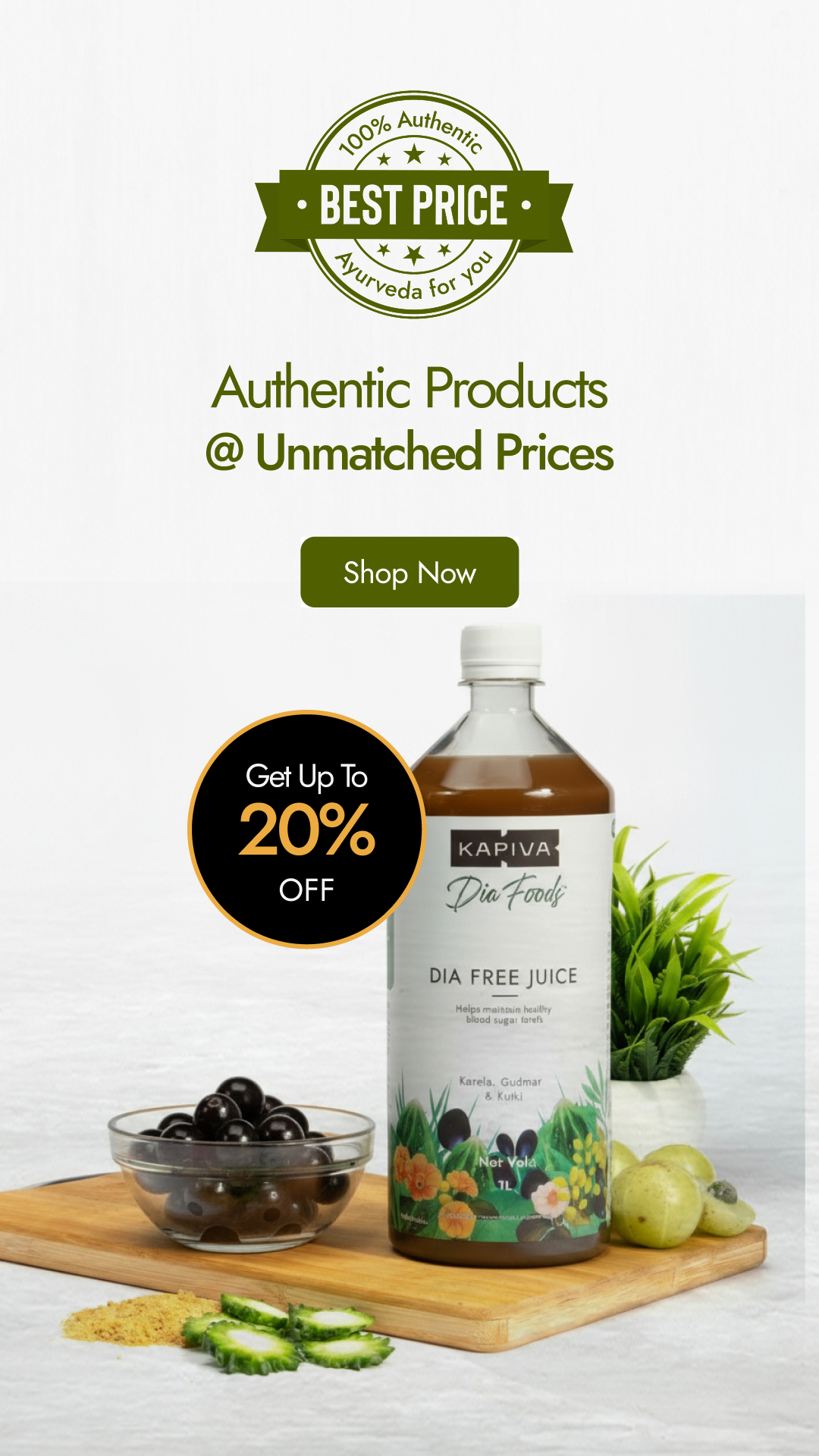 Chronic Health Solutions by Kapiva Facebook ad