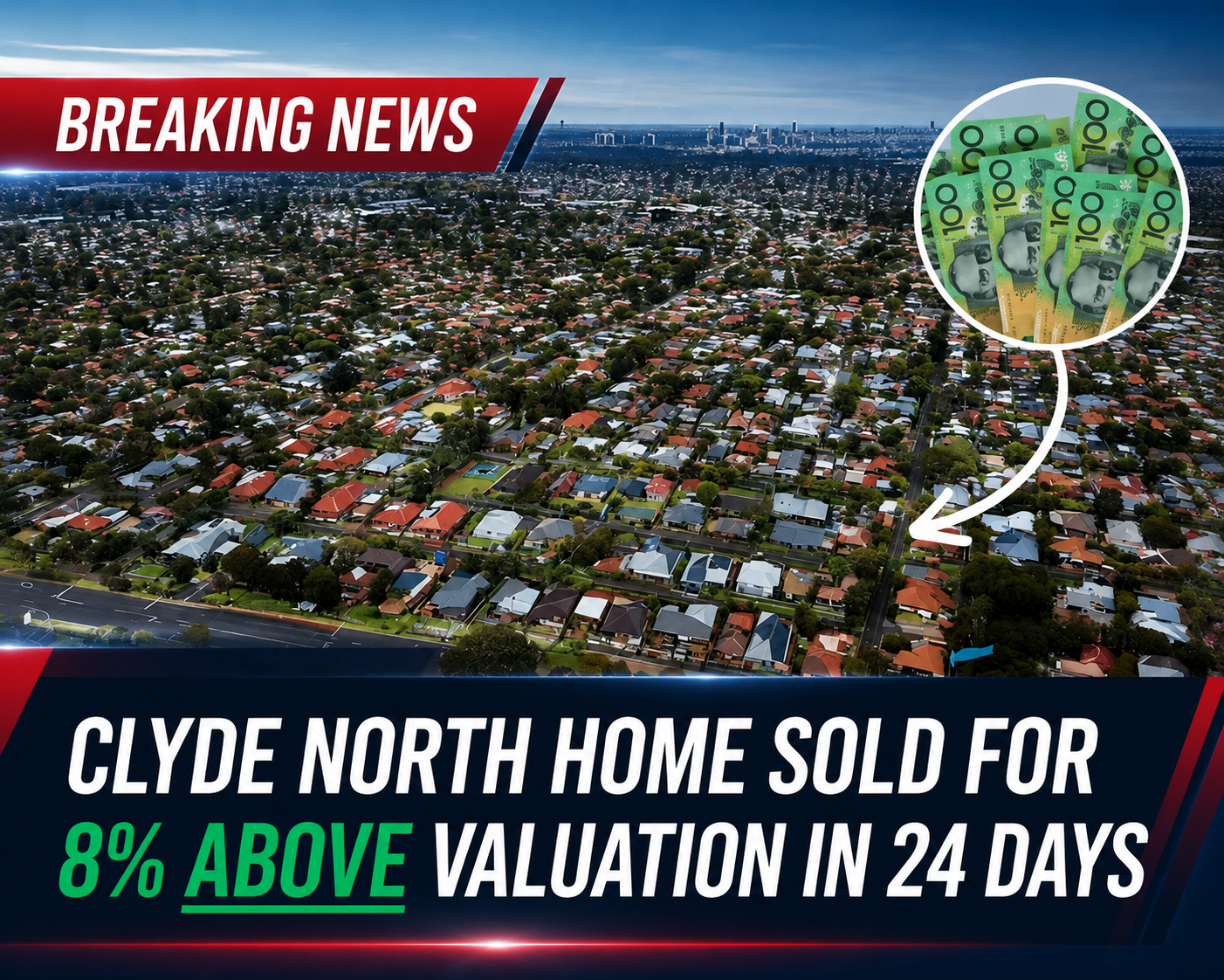 Casey Property Group Facebook ad: Your Home Could Be Worth A Lot More Than Your Agent Is…