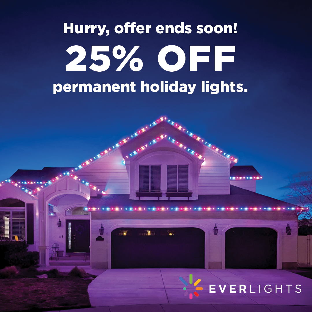 EverLights Facebook ad: Book Now for the Best Price of 2026