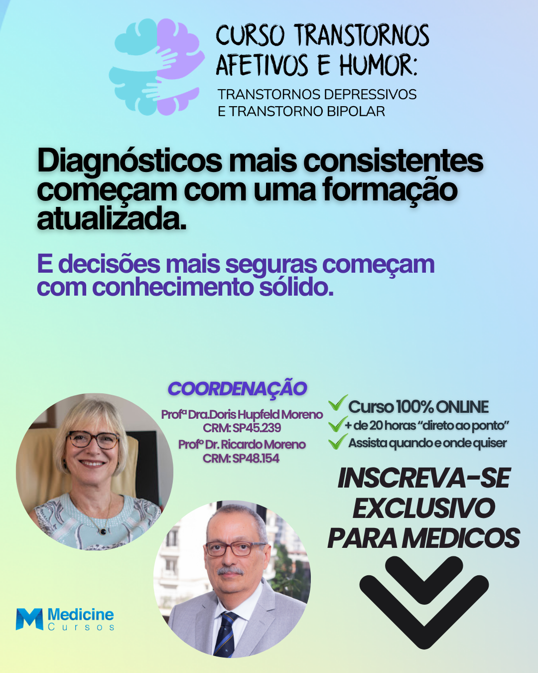 Medicine Cursos Facebook ad: Você é médico e atua com pacientes que…