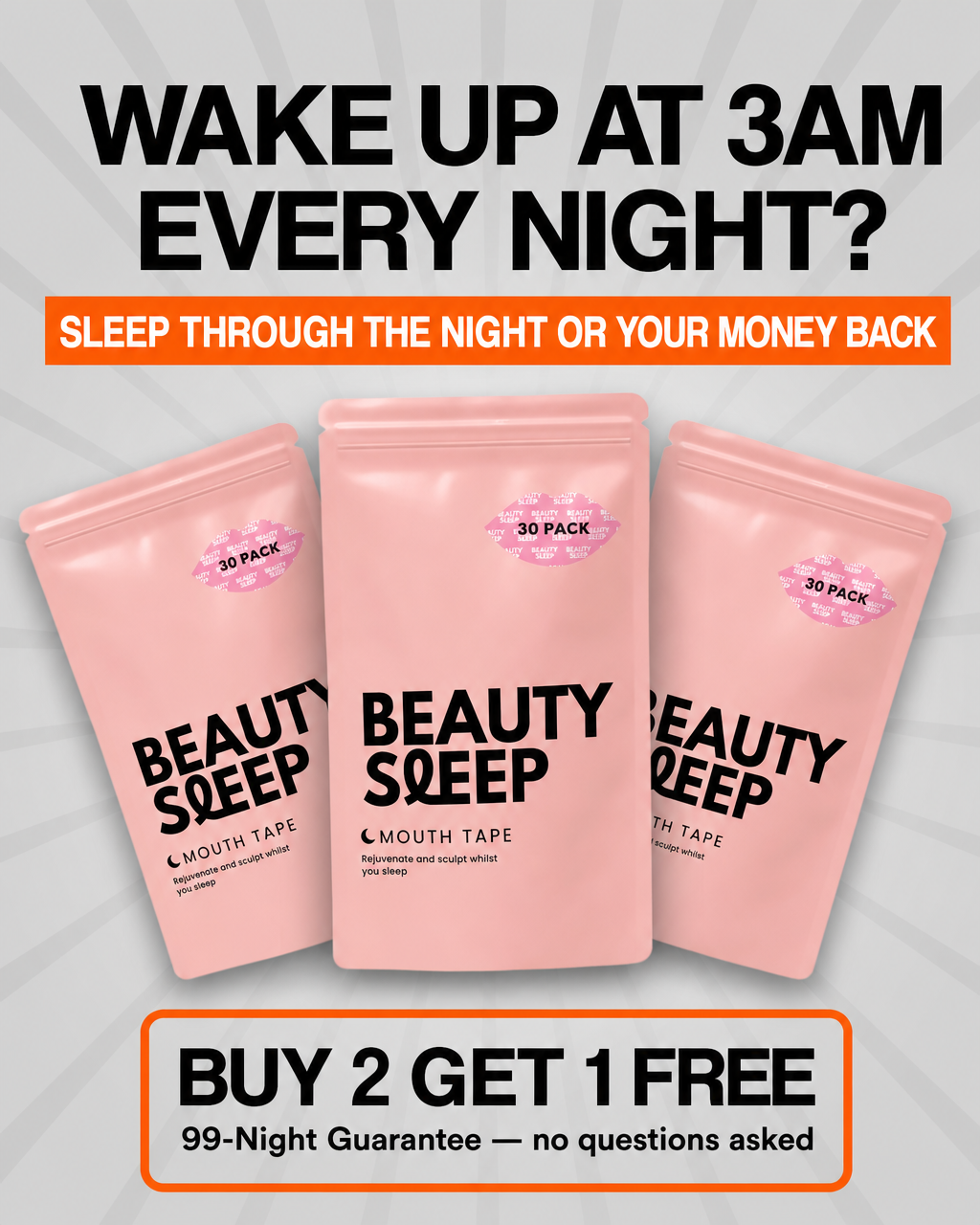 Beauty Sleep Facebook ad