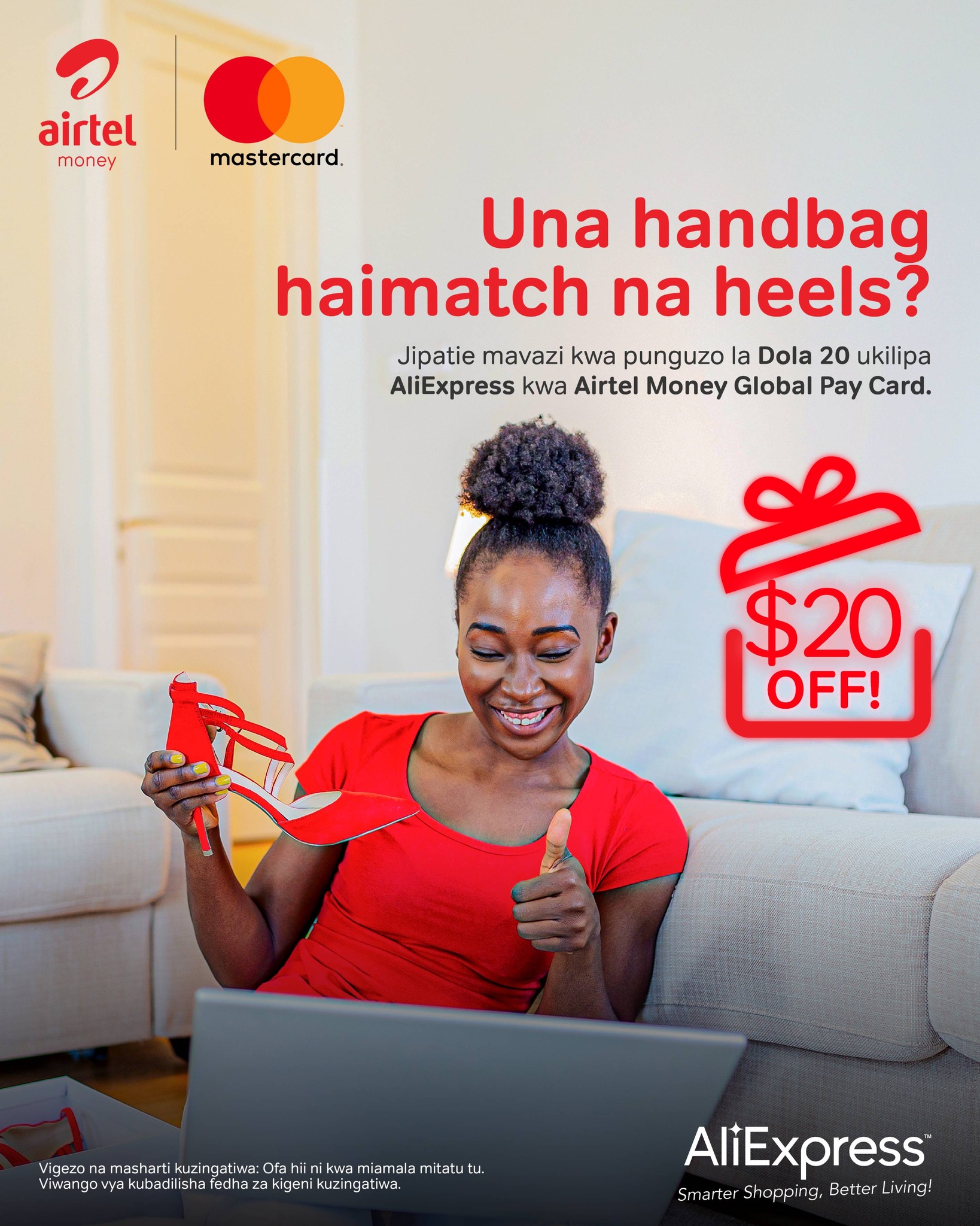 Airtel Tanzania Facebook ad: Style yako haipaswi kusubiri.