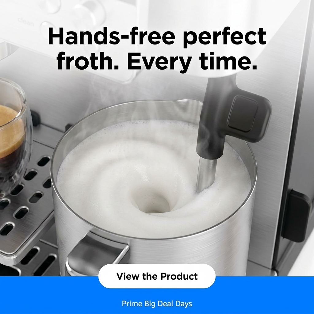 Tess Recommends Facebook ad: Perfect Froth Without The Mess