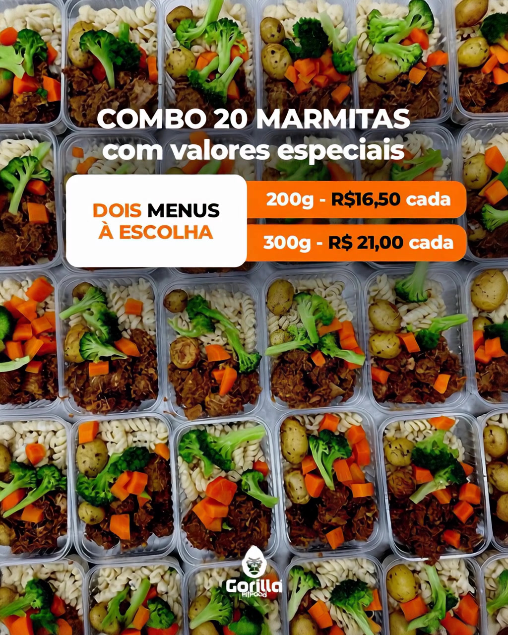 Gorilla Fit Food Facebook ad