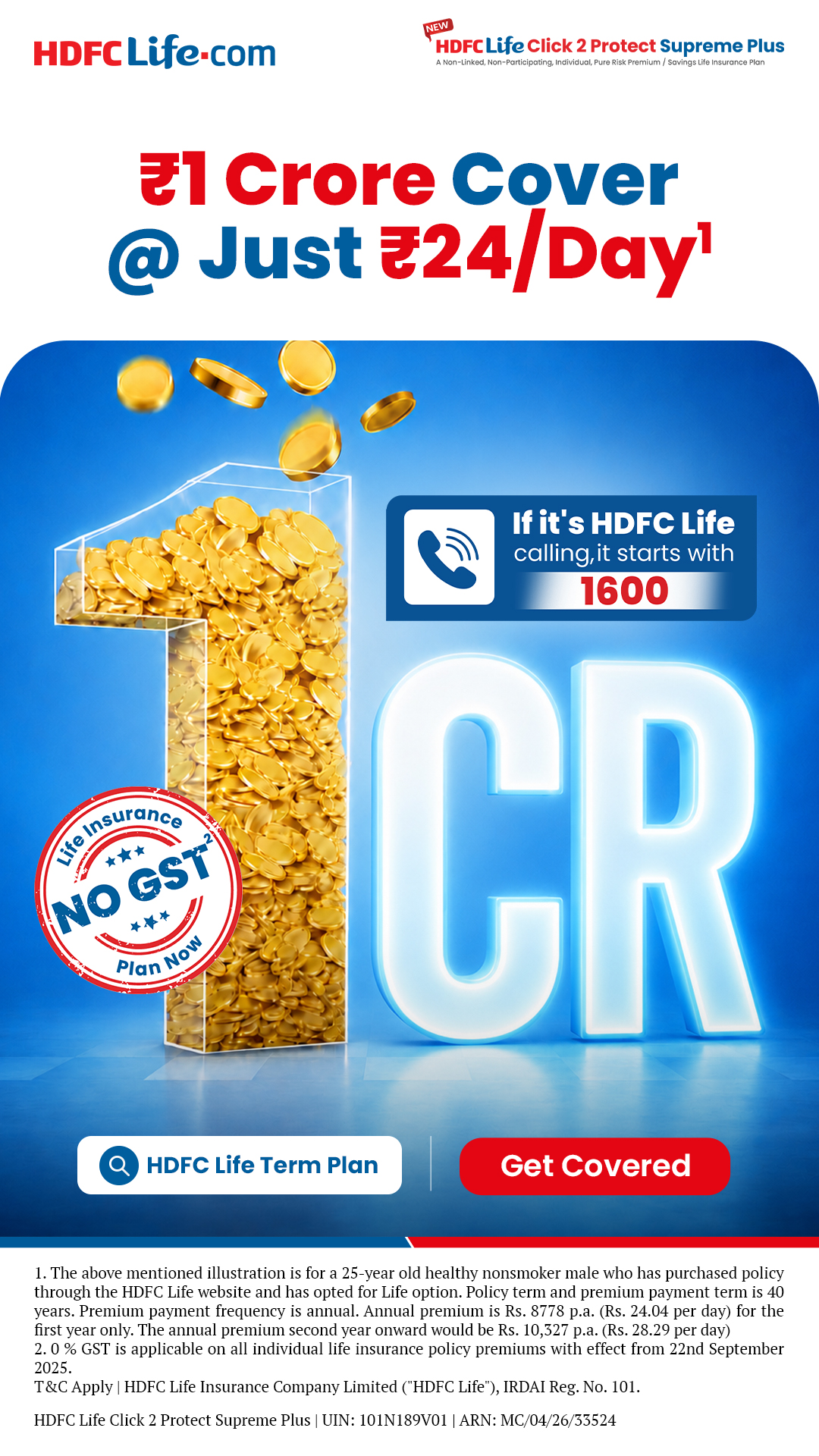 HDFC Life Facebook ad