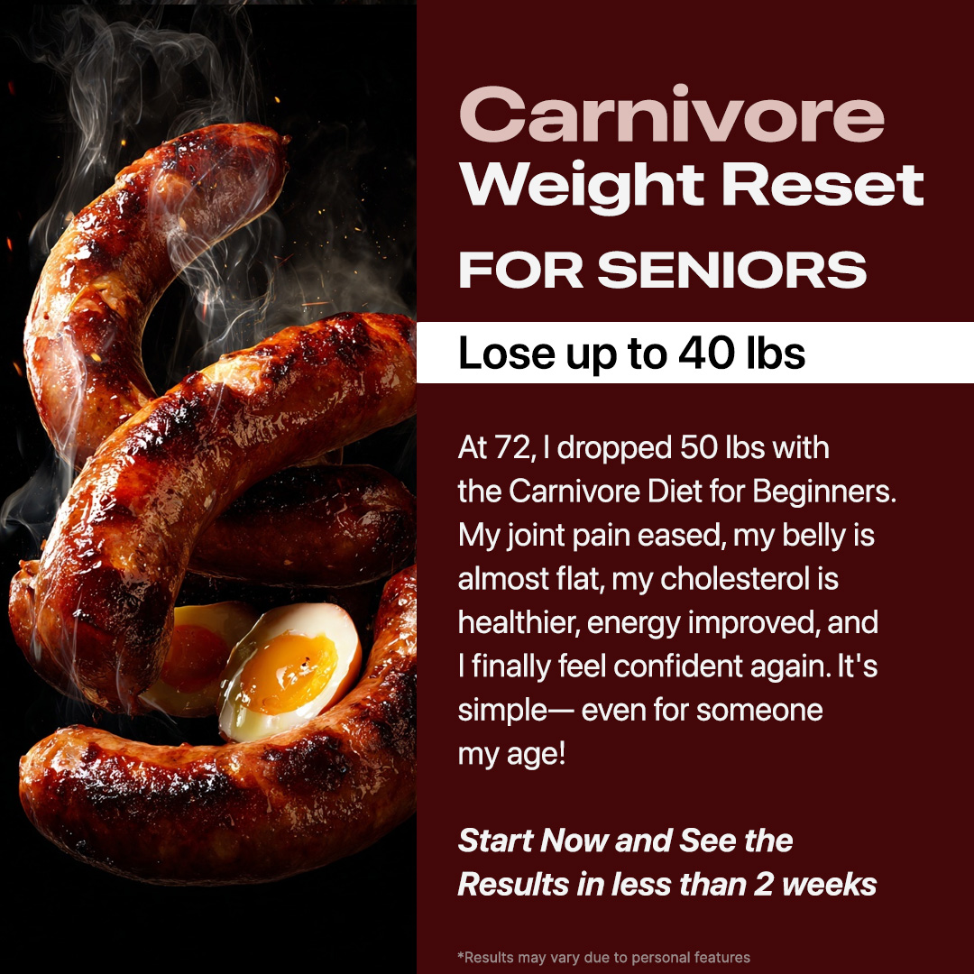 Carnivore Diet for Weight loss Facebook ad: 11-day challenge to lose up to 40 lbs