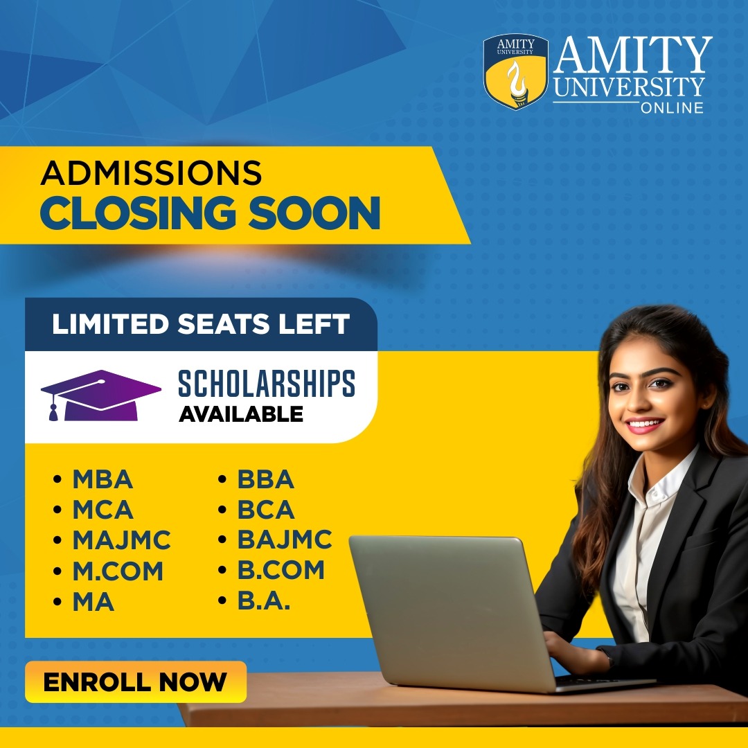 Amity Online Facebook ad