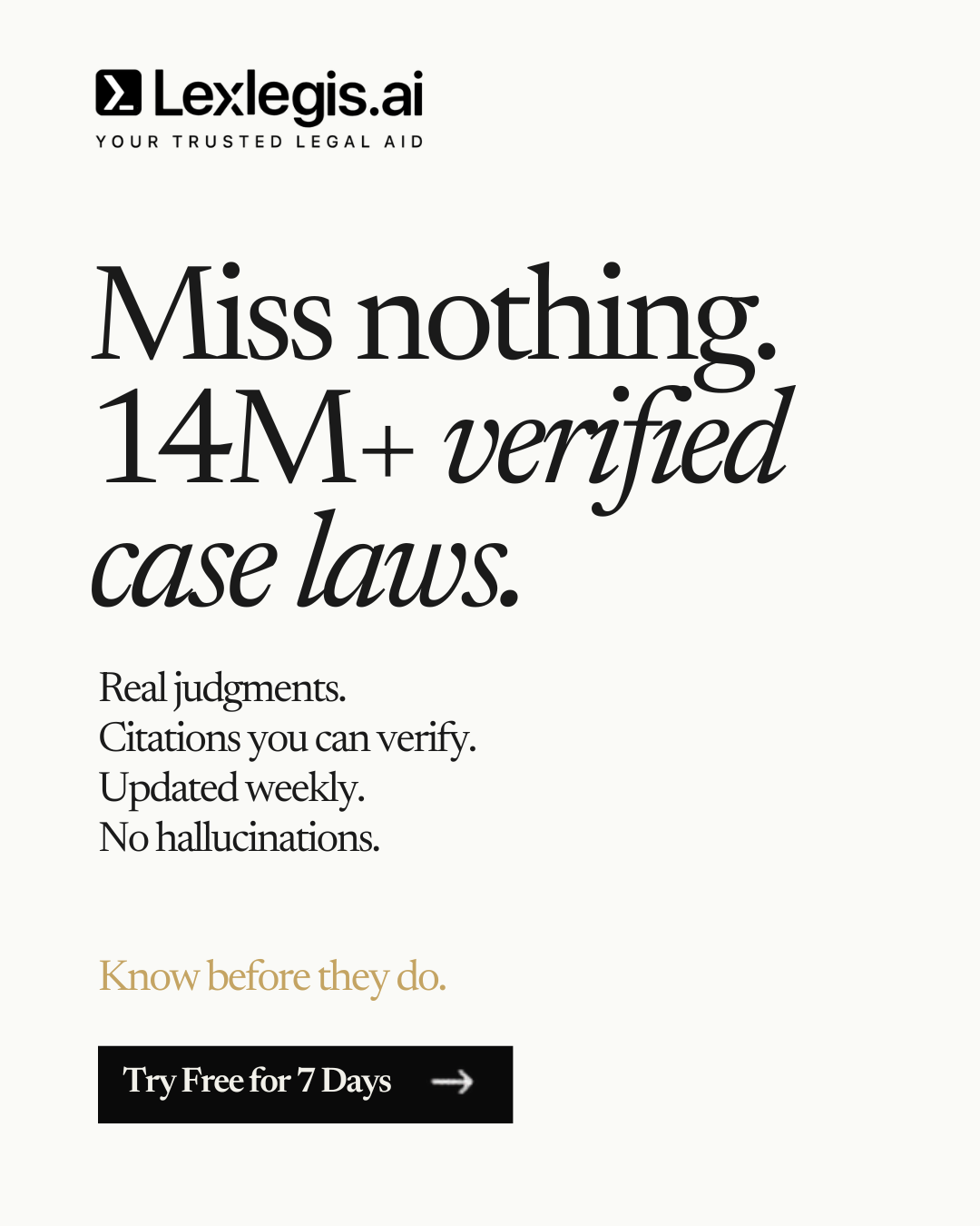 Lexlegis.ai Facebook ad