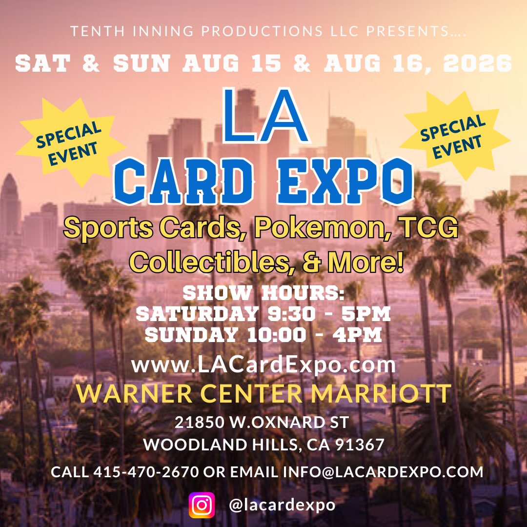 La Card Expo Facebook ad: AUG 15/16….The LA CARD EXPO returns to the…