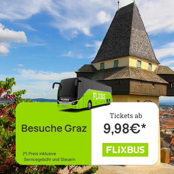 FlixBus Facebook ad: Jetzt geht's los.