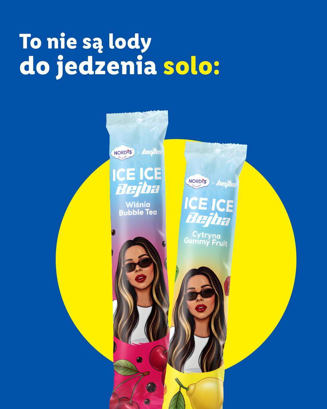 Lidl Polska Facebook ad: Ice, ice, Bejba.