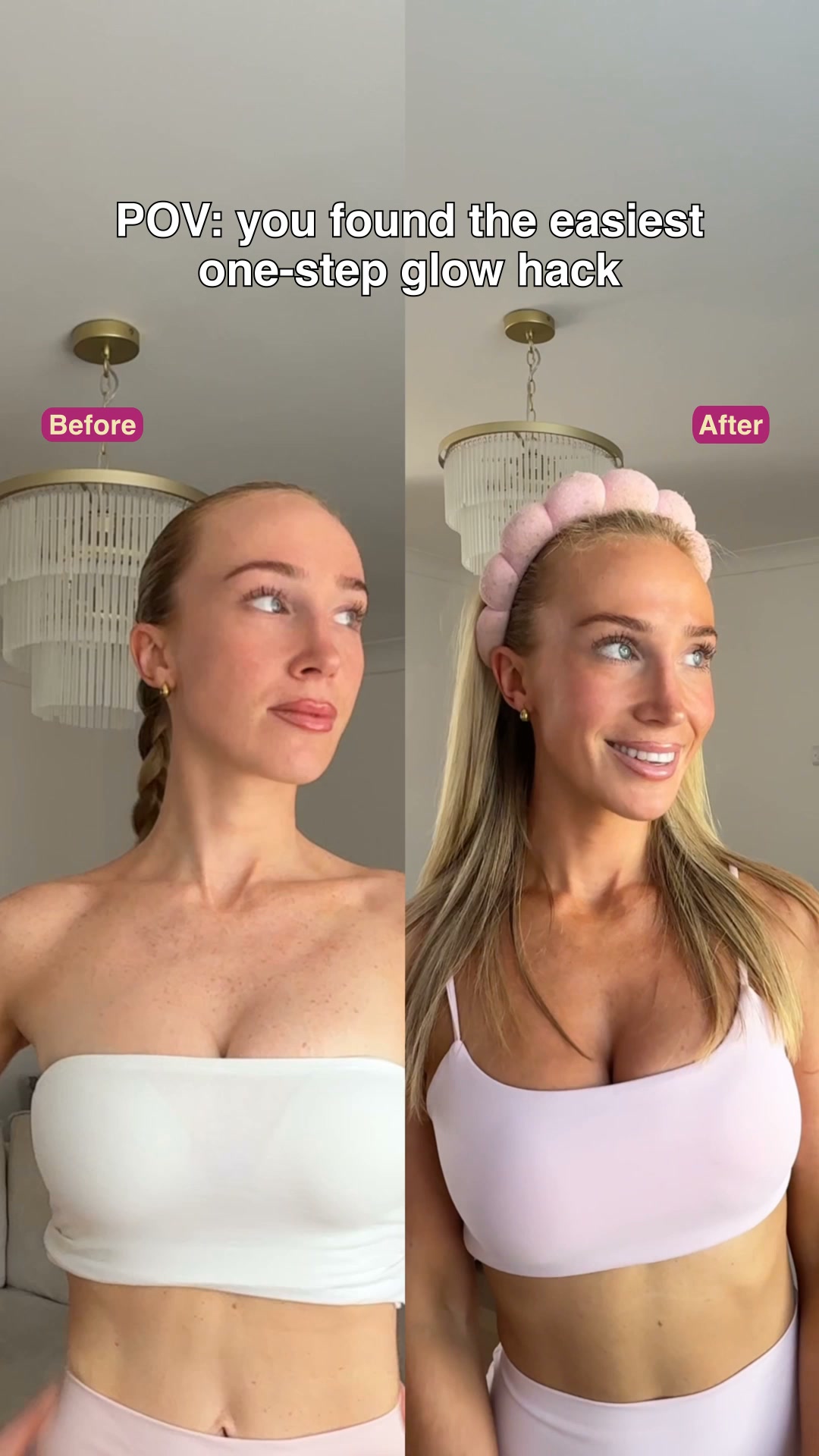 Coco & Eve Facebook ad: Get a Flawless, Sun-Kissed Glow Instantly