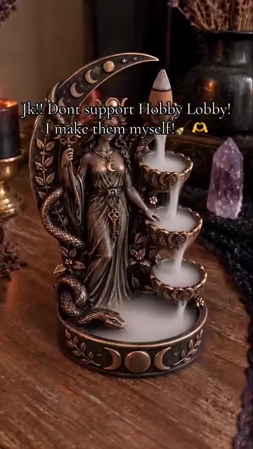 Storekyloe Facebook ad: Mystical Home Decor｜Enchanted Goddess Backflow Incense…