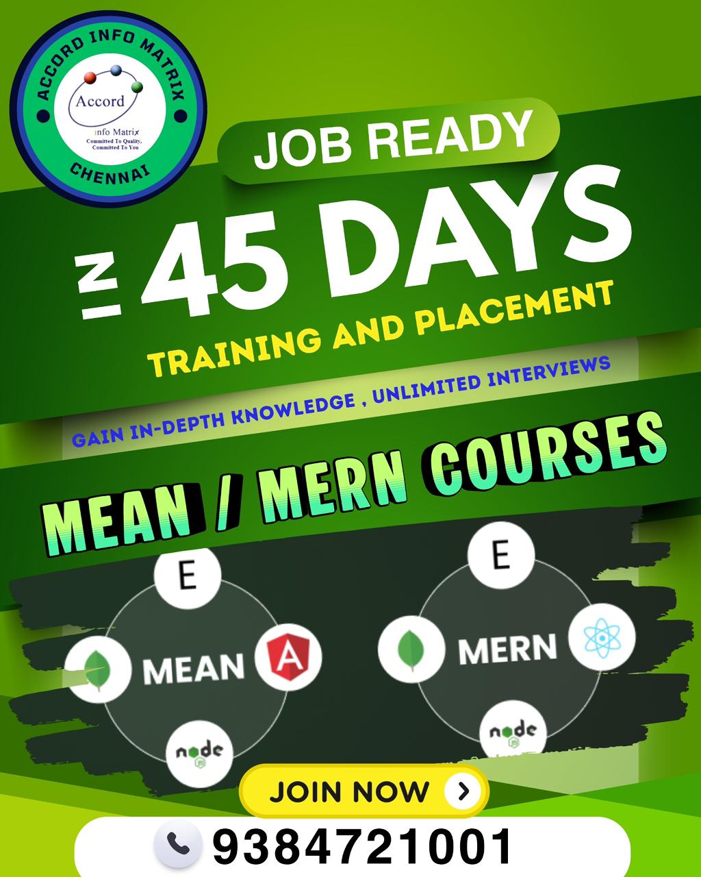 Accordinfomatrix Facebook ad: Your IT Career Starts with One Decision. Call 9384721001 now