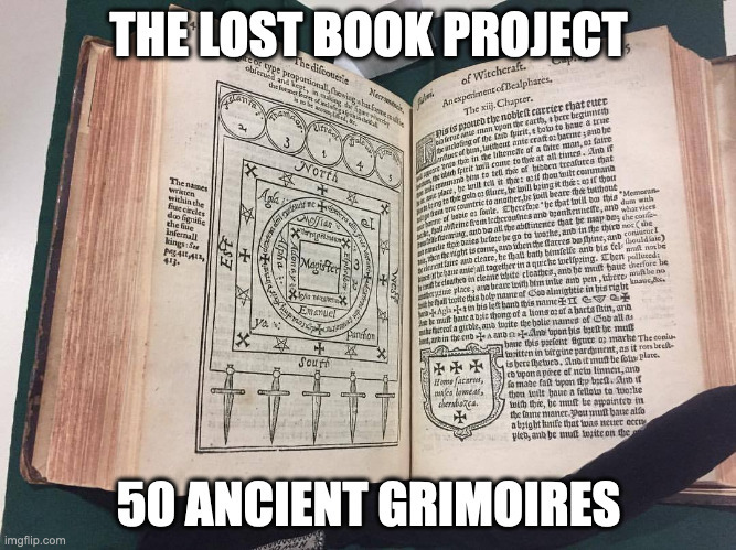 The Lost Book Project Facebook ad: NOW 50% OFF
