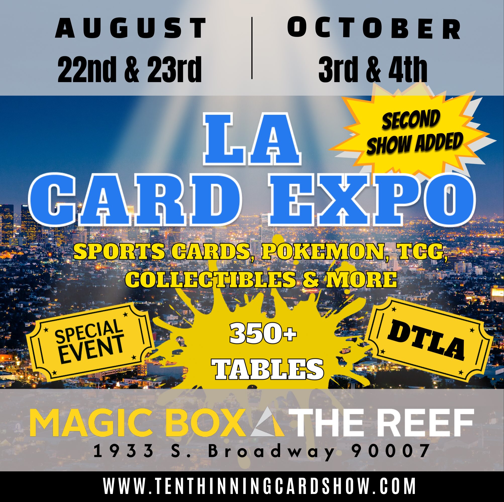 La Card Expo Facebook ad: AUG 22/23 & OCT 3/4!