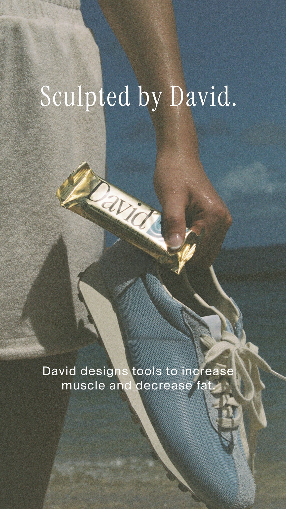 David Protein Facebook ad