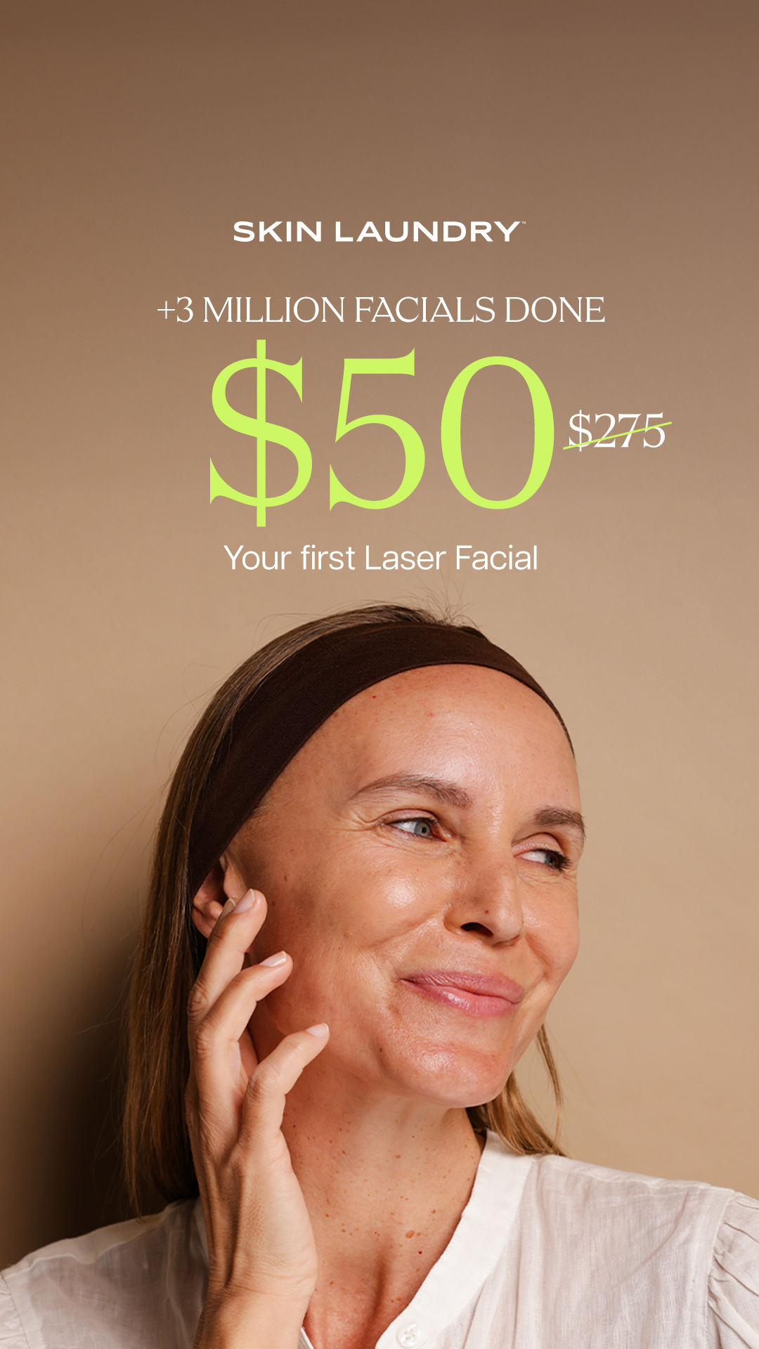 Skin Laundry Facebook ad