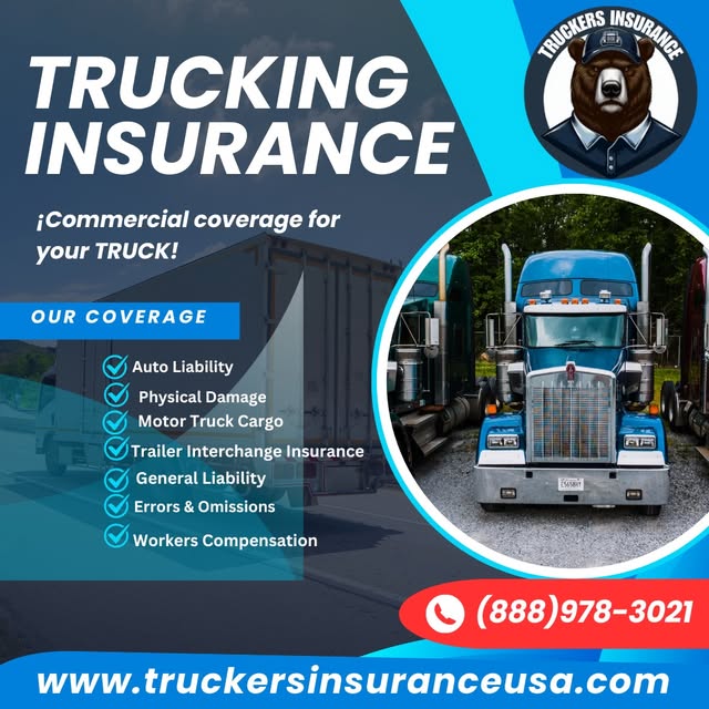 Truckers Insurance USA Facebook ad: Commercial Truck Insurance in CALIFORNIA
