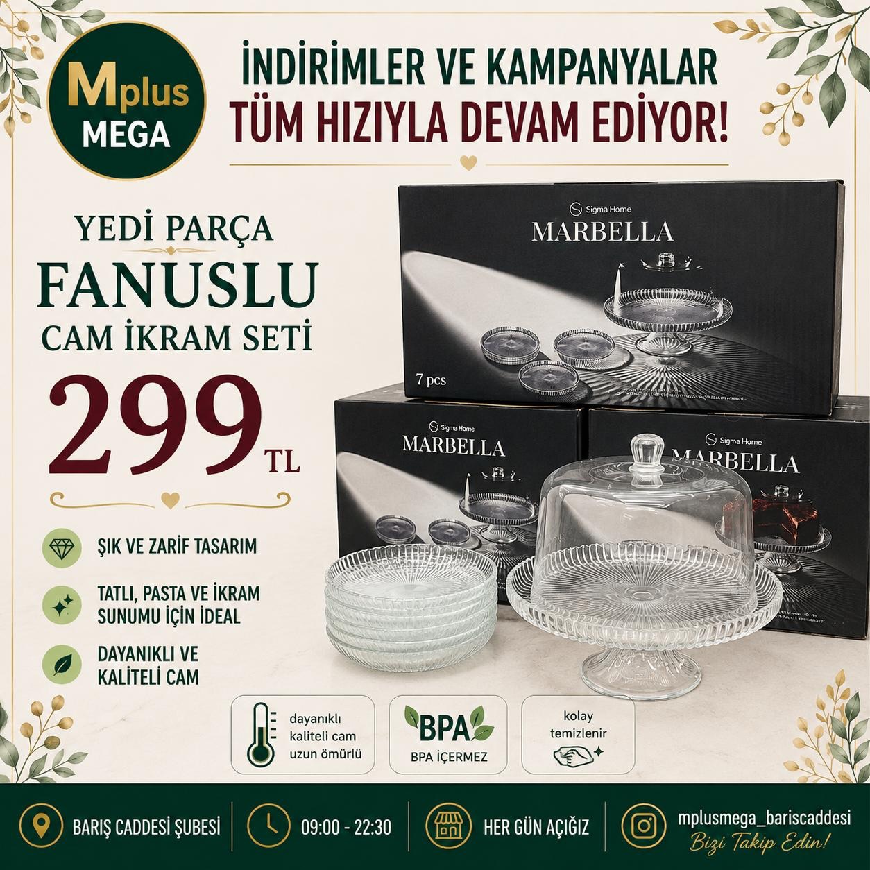 mplusmega_bariscaddesi Facebook ad: MAĞAZAMIZ AÇILDI