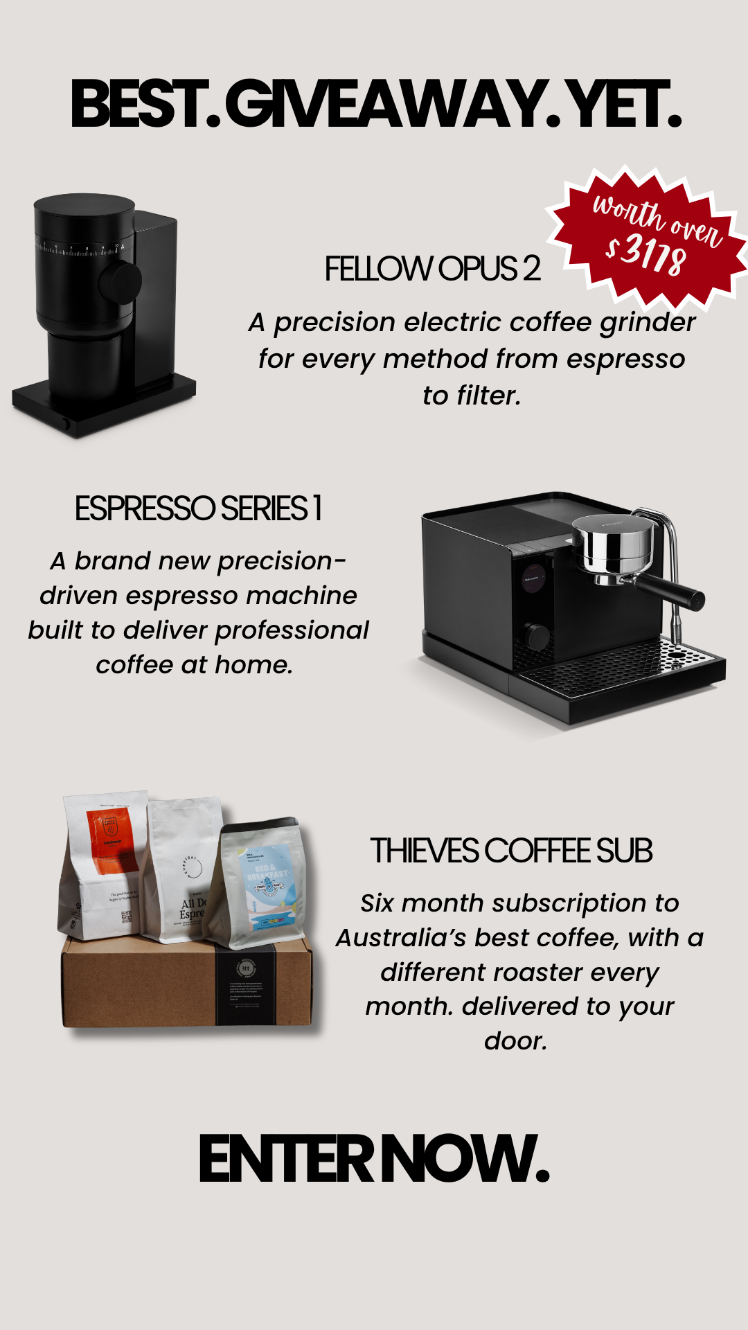 Thieves Coffee Facebook ad