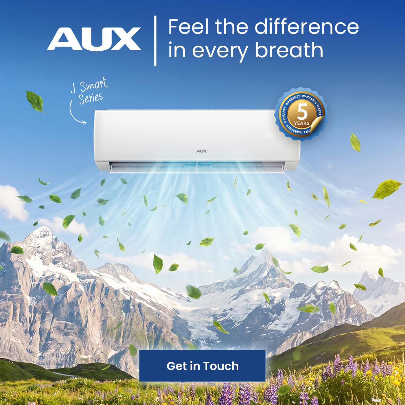 AUX Airconditioner Cyprus Facebook ad: Get your quote today