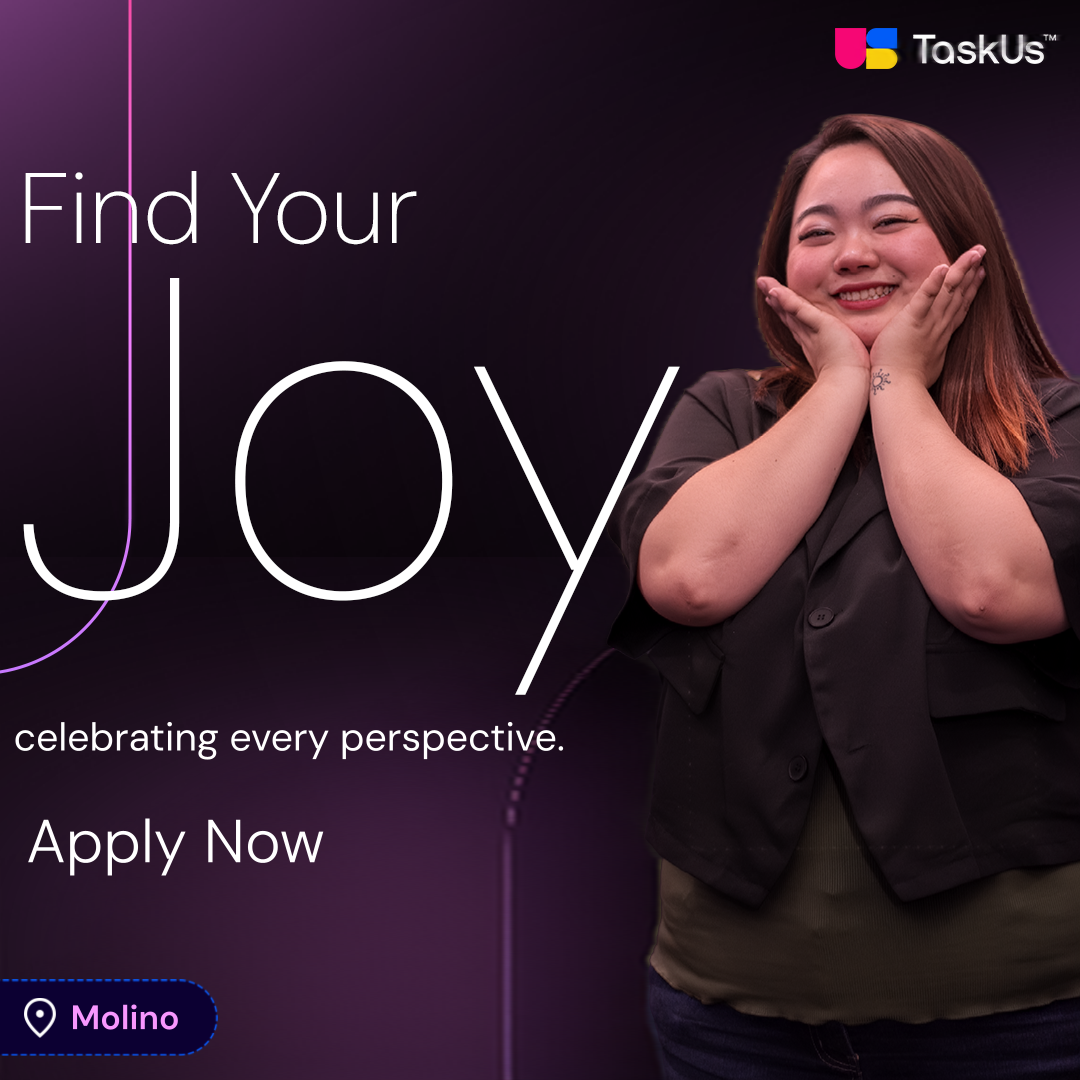TaskUs Facebook ad