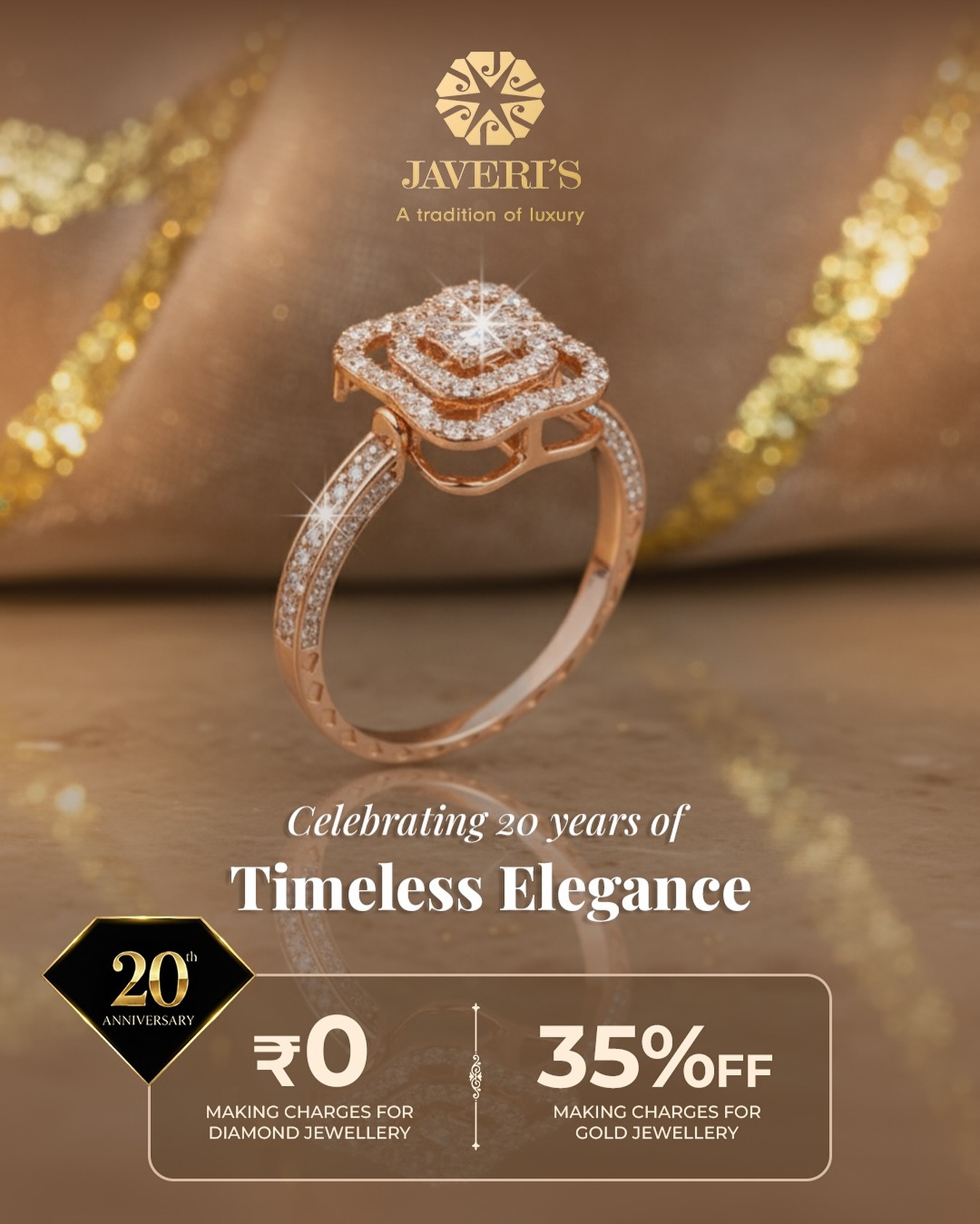 Javeri's-Jewellery, Watches and Pens Facebook ad: Javeri`s · 3, Govinda Building, MG Road, off 18th June…