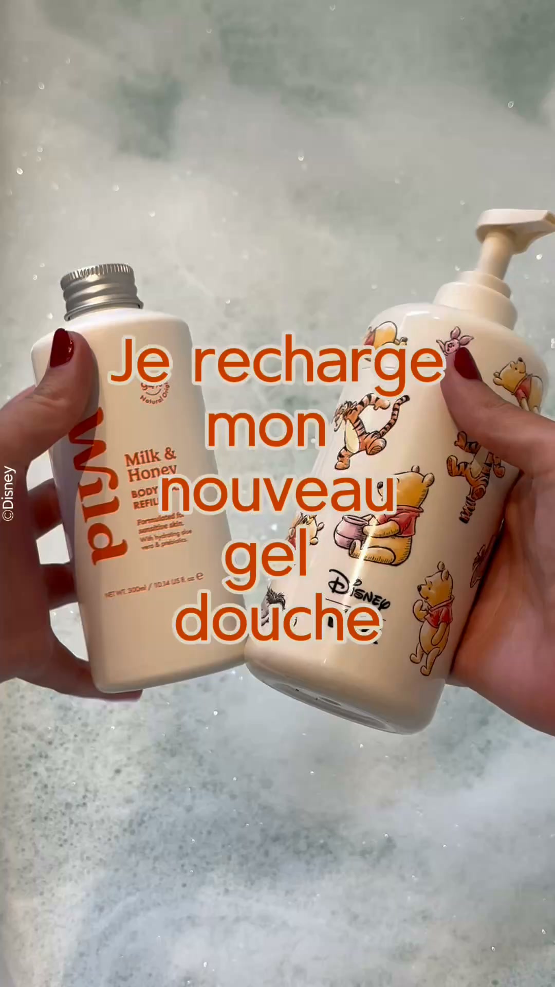 Wild Facebook ad: De la douceur à chaque douche